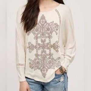 Meadow Rue Saba embroidered top, small